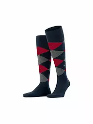 BURLINGTON | Calcetines altos KING para hombre | Azul oscuro