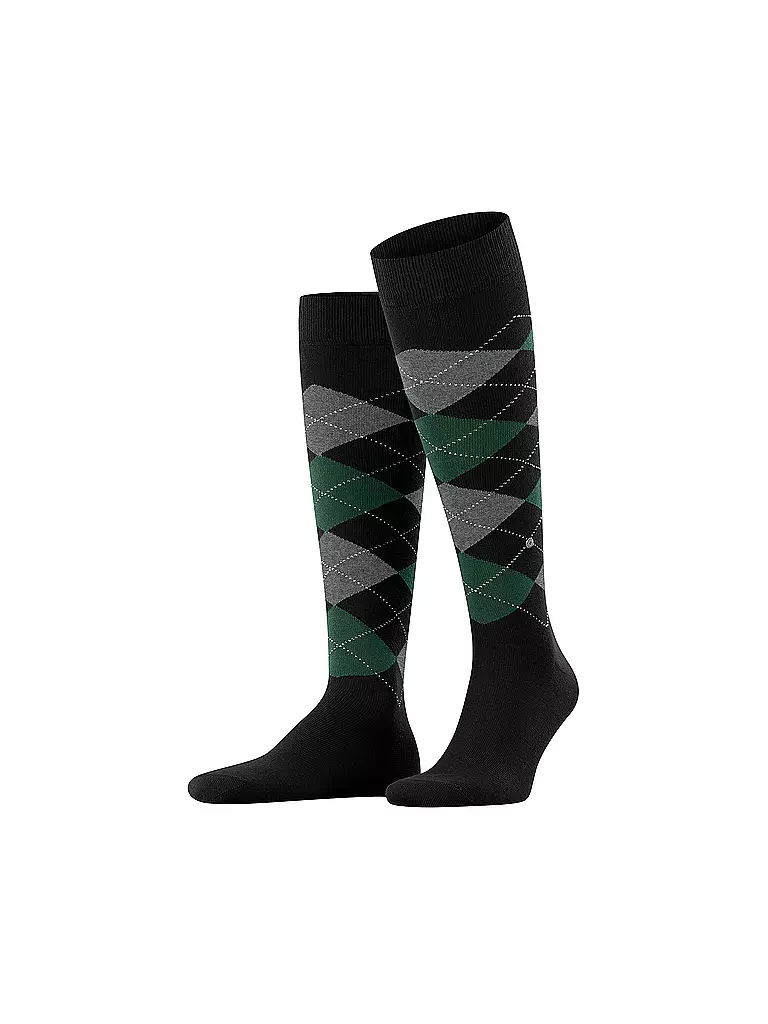 BURLINGTON | Calcetines altos KING para hombre | Negro