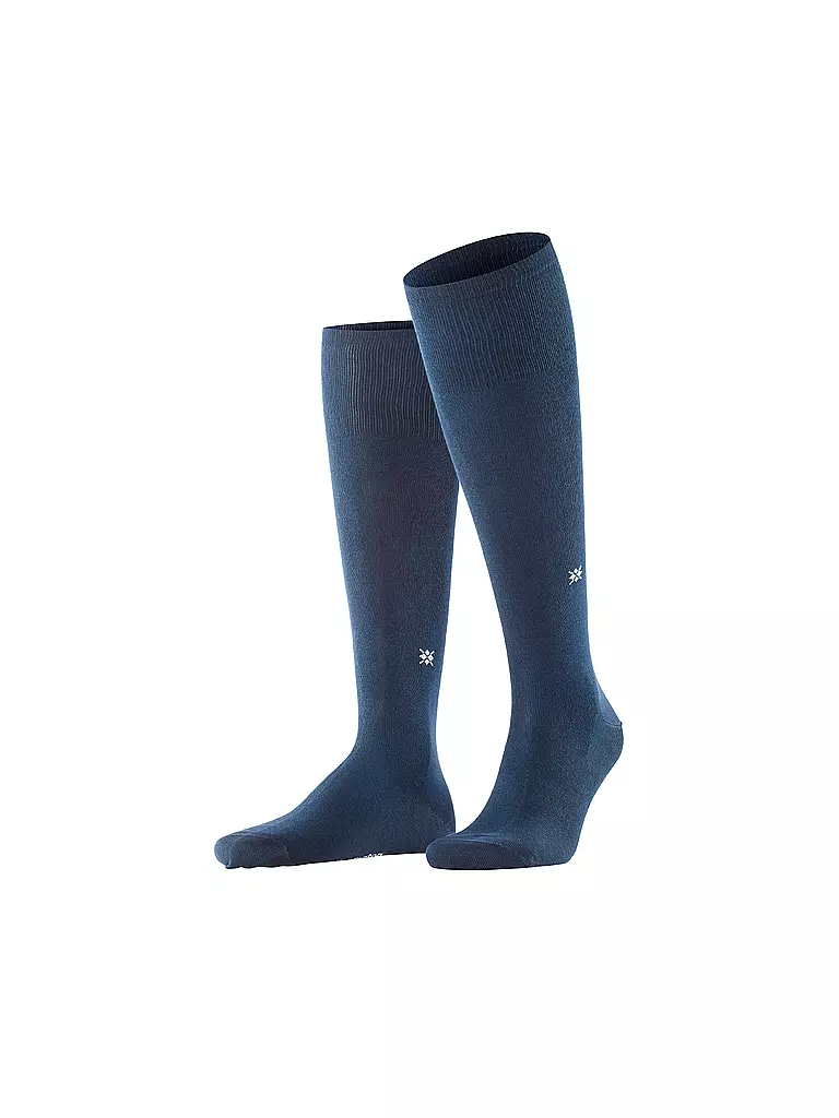 BURLINGTON | Calcetines altos para hombre DUBLIN 40-46 marino | Azul