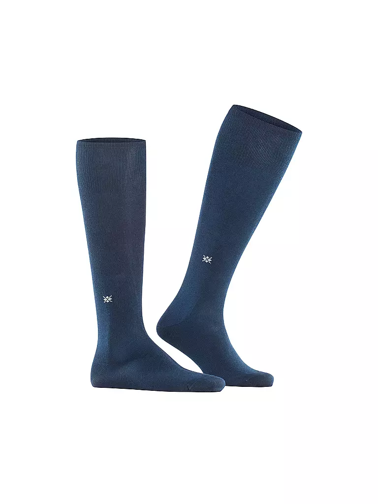 BURLINGTON | Calcetines altos para hombre DUBLIN 40-46 marino | 