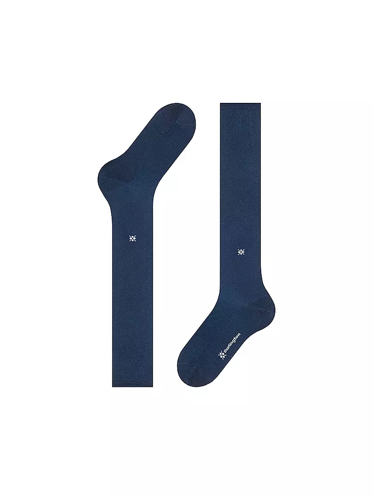 BURLINGTON | Calcetines altos para hombre DUBLIN 40-46 marino | 