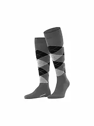BURLINGTON | Calcetines hasta la rodilla EDINBURGH 40-46 marino para hombre | Gris