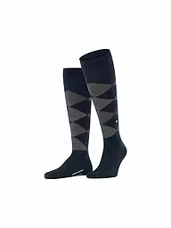 BURLINGTON | Calcetines hasta la rodilla EDINBURGH 40-46 marino para hombre | Azul oscuro