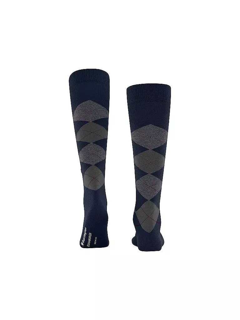 BURLINGTON | Calcetines altos para hombre EDINBURGH 40-46 marino | 