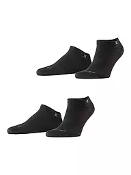 BURLINGTON | Calcetines sneaker para hombre EVERYDAY, paquete de 2, 40-46, color arenisca | Negro