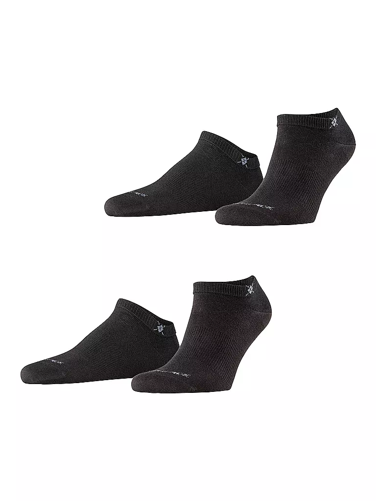 BURLINGTON | Calcetines de deporte para hombre EVERYDAY, paquete de 2, 40-46, negro | Negro