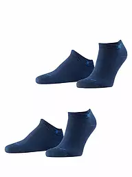 BURLINGTON | Calcetines sneaker para hombre EVERYDAY, paquete de 2, 40-46, color arenisca | Azul
