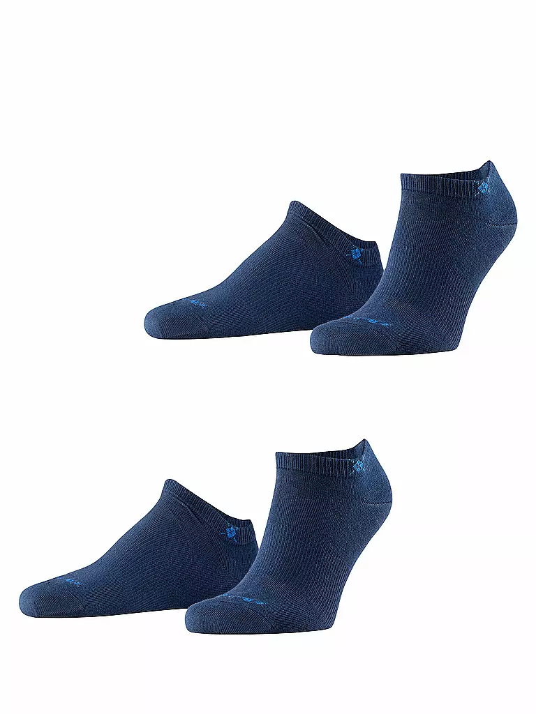 BURLINGTON | Calcetines de deporte para hombre EVERYDAY, paquete de 2, talla 40-46, azul marino | Azul
