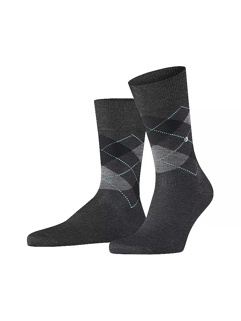 BURLINGTON | Calcetines de hombre 40-46 MANCHESTER antracita melange | Gris