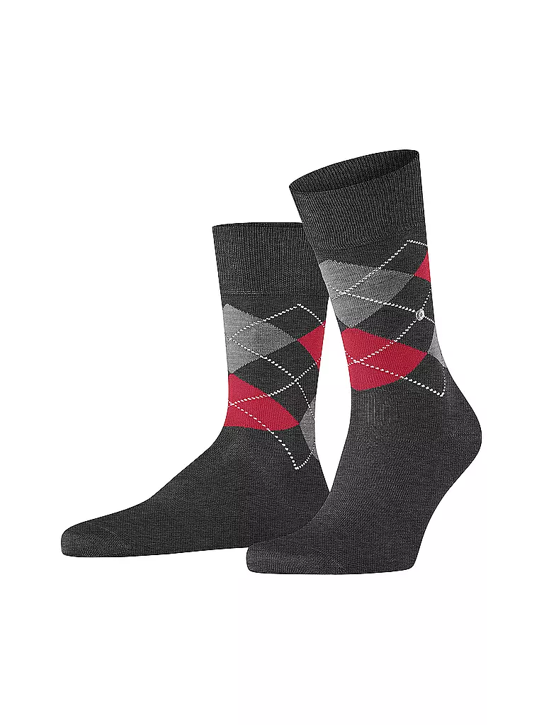 BURLINGTON | Calcetines de hombre 40-46 MANCHESTER antracita melange | Gris