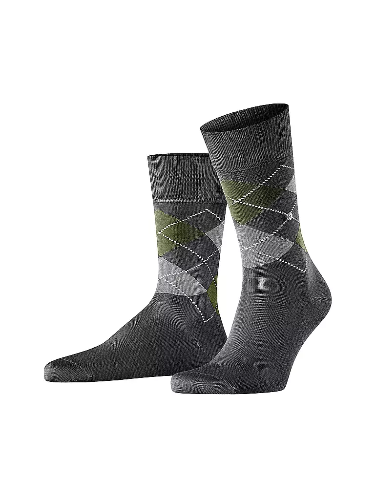 BURLINGTON | Calcetines de hombre 40-46 MANCHESTER antracita melange | Gris