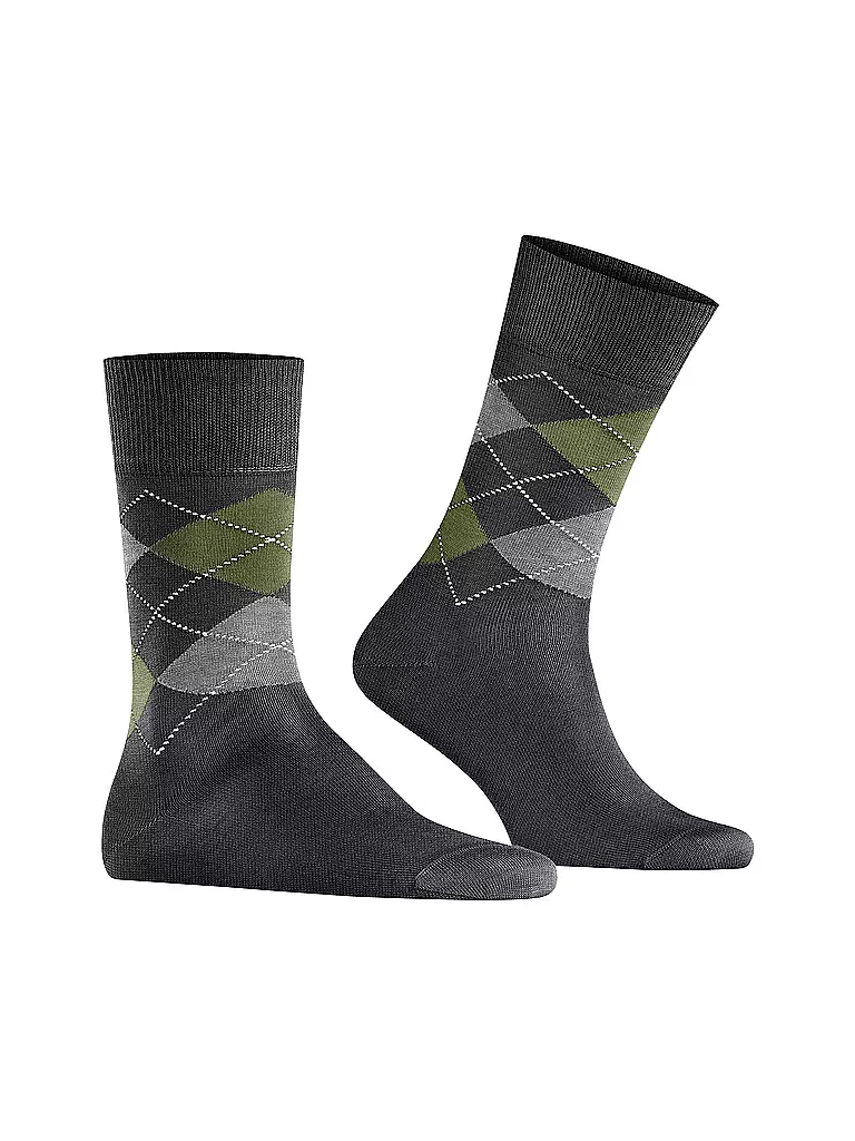 BURLINGTON | Calcetines de hombre 40-46 MANCHESTER antracita melange | Gris