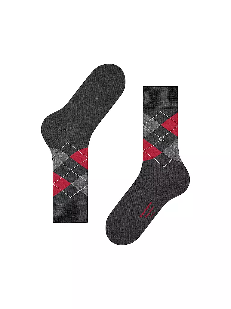 BURLINGTON | Calcetines de hombre 40-46 MANCHESTER antracita melange | Gris
