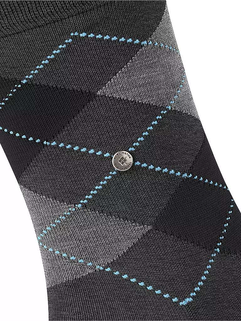 BURLINGTON | Calcetines de hombre 40-46 MANCHESTER antracita melange | Gris