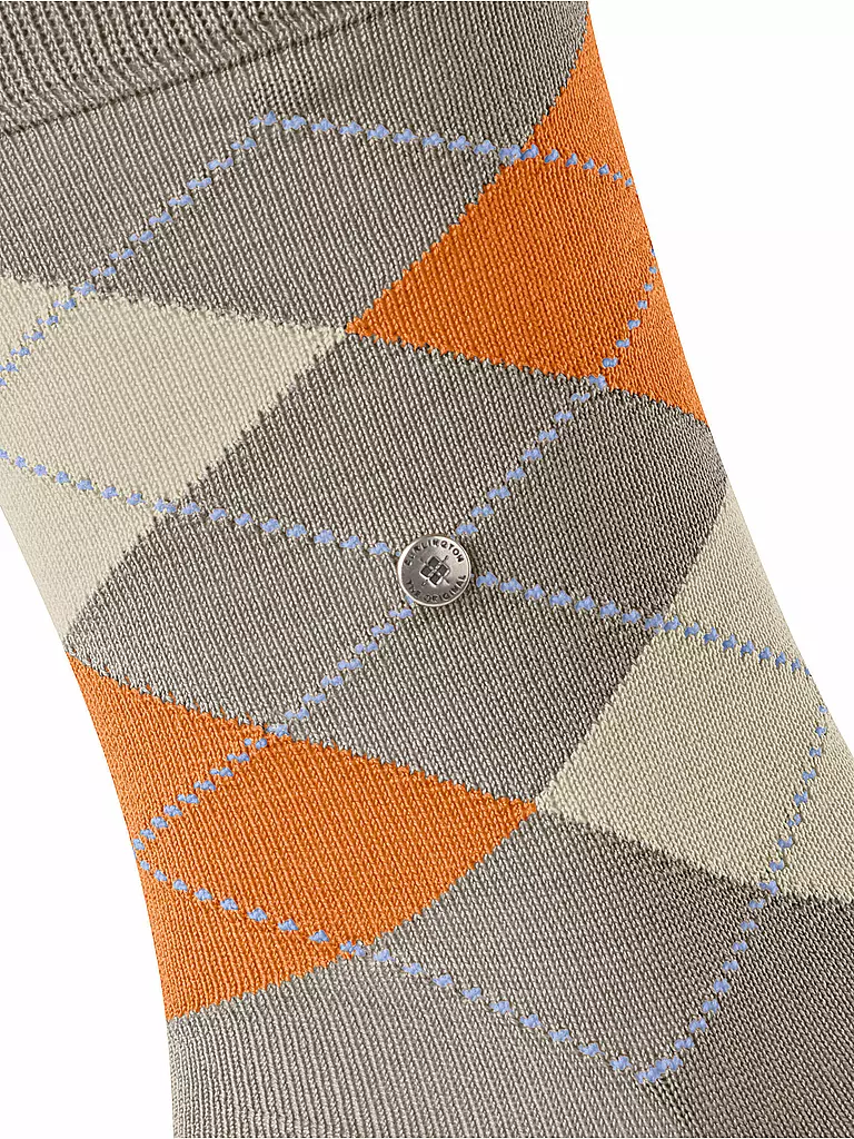 BURLINGTON | Calcetines de hombre 40-46 MANCHESTER coñac | Gris