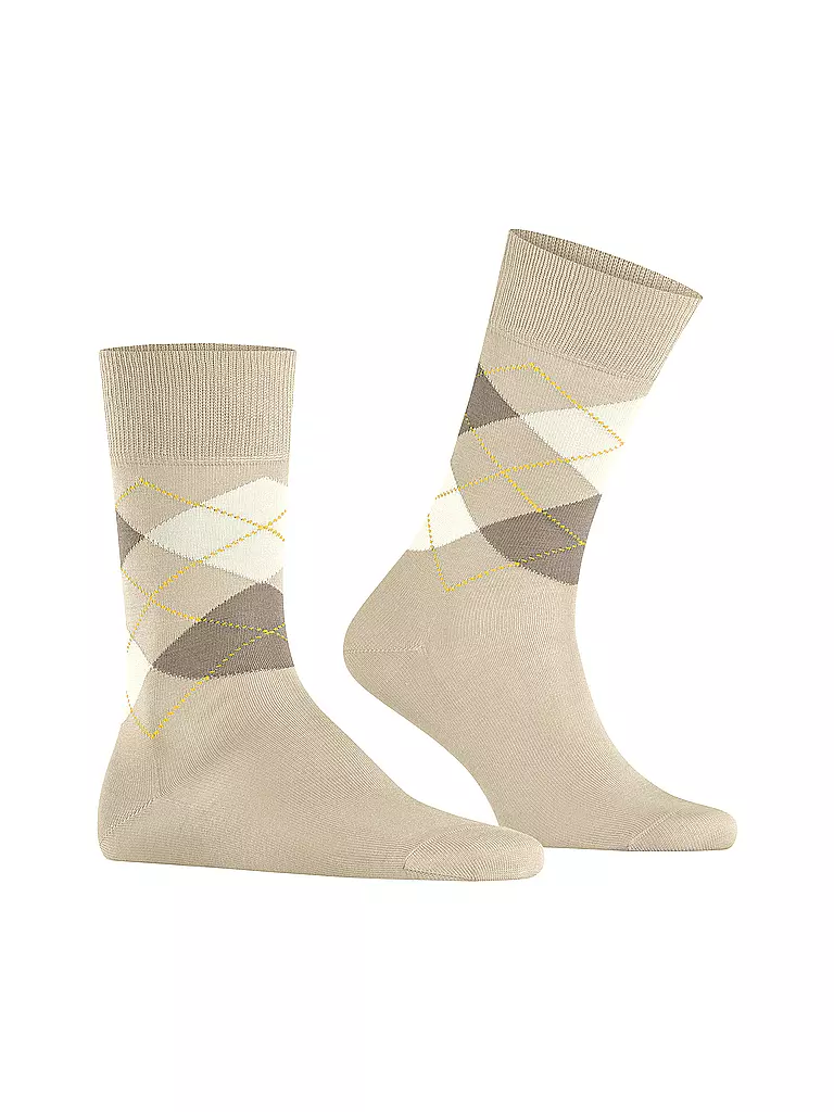 BURLINGTON | Calcetines de hombre 40-46 MANCHESTER gravel | Crema