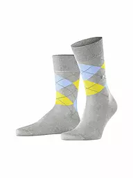 BURLINGTON | Calcetines de hombre 40-46 MANCHESTER marino | Gris claro