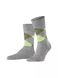 BURLINGTON | Calcetines de hombre 40-46 MANCHESTER marino | Gris claro
