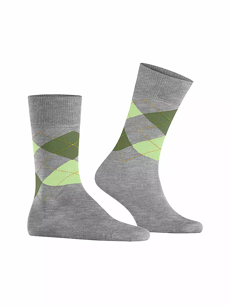 BURLINGTON | Calcetines de hombre 40-46 MANCHESTER gris claro | 
