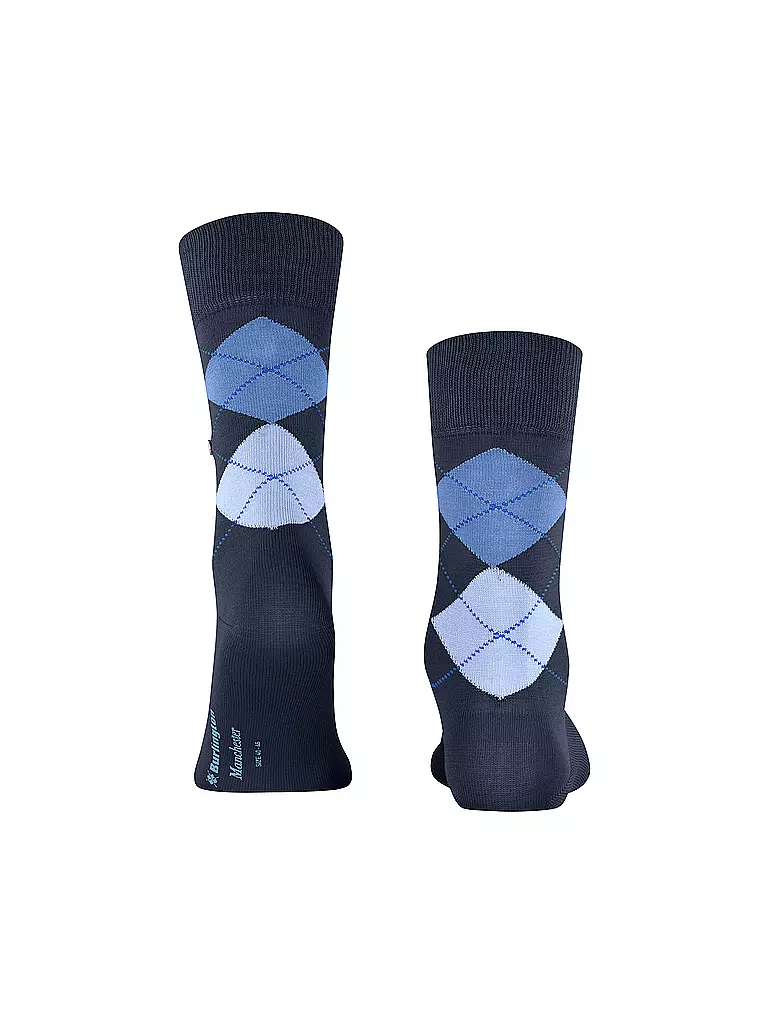 BURLINGTON | Calcetines de hombre 40-46 MANCHESTER marino | Azul oscuro