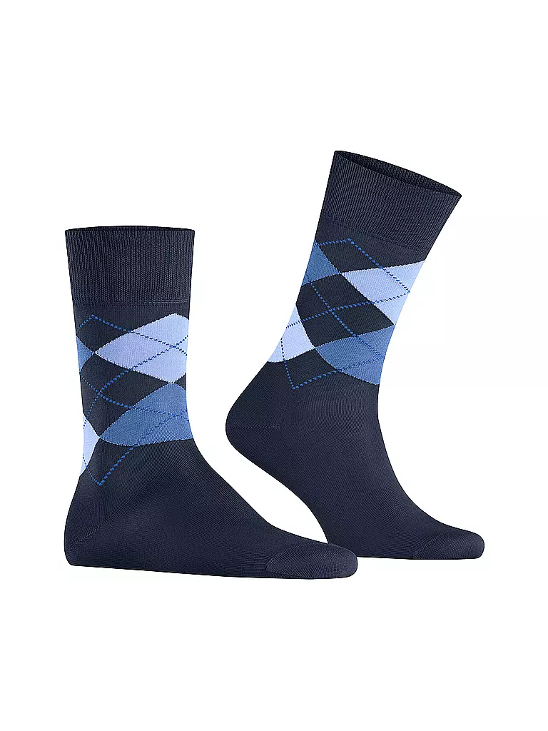 BURLINGTON | Calcetines de hombre 40-46 MANCHESTER marino | Azul oscuro