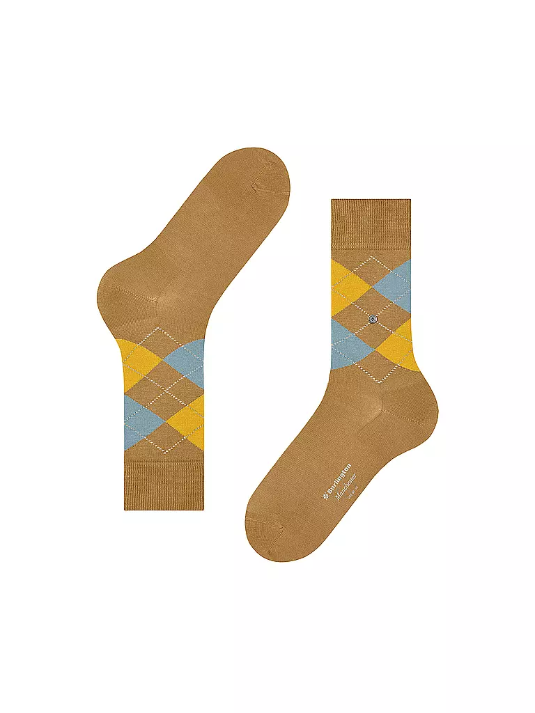 BURLINGTON | Calcetines de hombre 40-46 MANCHESTER mustard | 