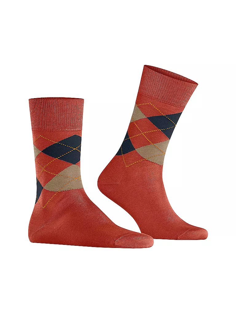 BURLINGTON | Calcetines de hombre 40-46 MANCHESTER naranja | Naranja