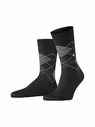 BURLINGTON | Calcetines de hombre 40-46 MANCHESTER marino | Negro