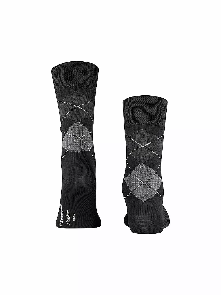 BURLINGTON | Calcetines de hombre 40-46 MANCHESTER negro | Negro