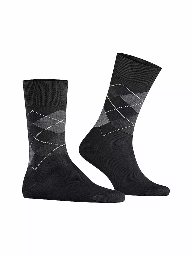 BURLINGTON | Calcetines de hombre 40-46 MANCHESTER negro | Negro