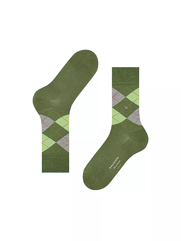BURLINGTON | Calcetines de hombre 40-46 MANCHESTER shamrock | 