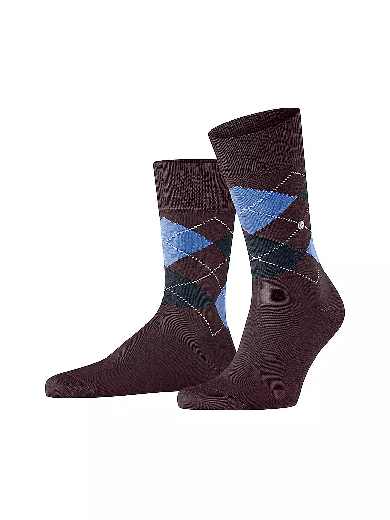 BURLINGTON | Calcetines de hombre 40-46 MANCHESTER tangerine bluestone | Baya