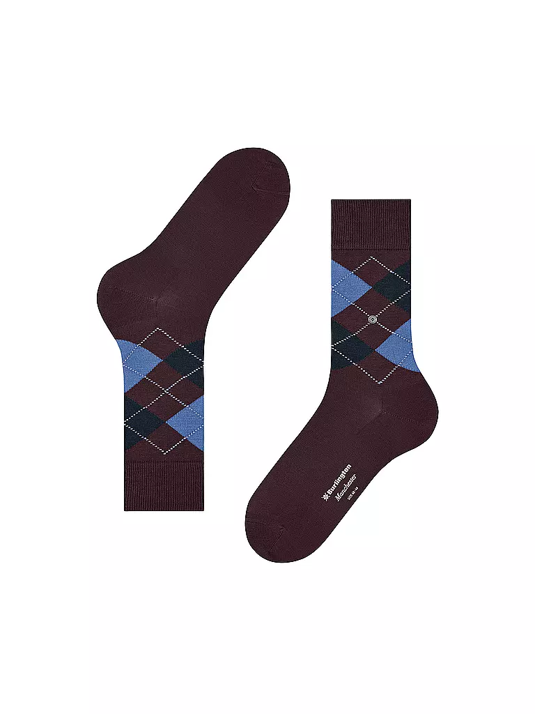 BURLINGTON | Calcetines de hombre 40-46 MANCHESTER tangerine bluestone | 