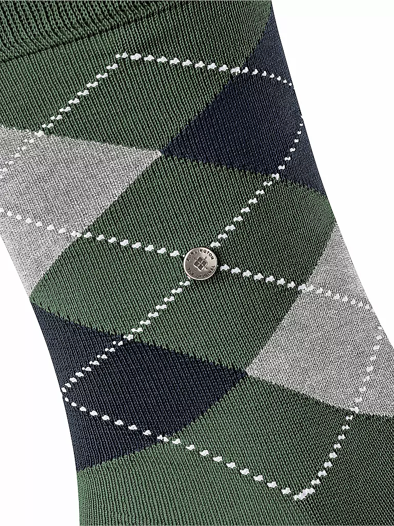 BURLINGTON | Calcetines de hombre 40-46 MANCHESTER verde montaña | 