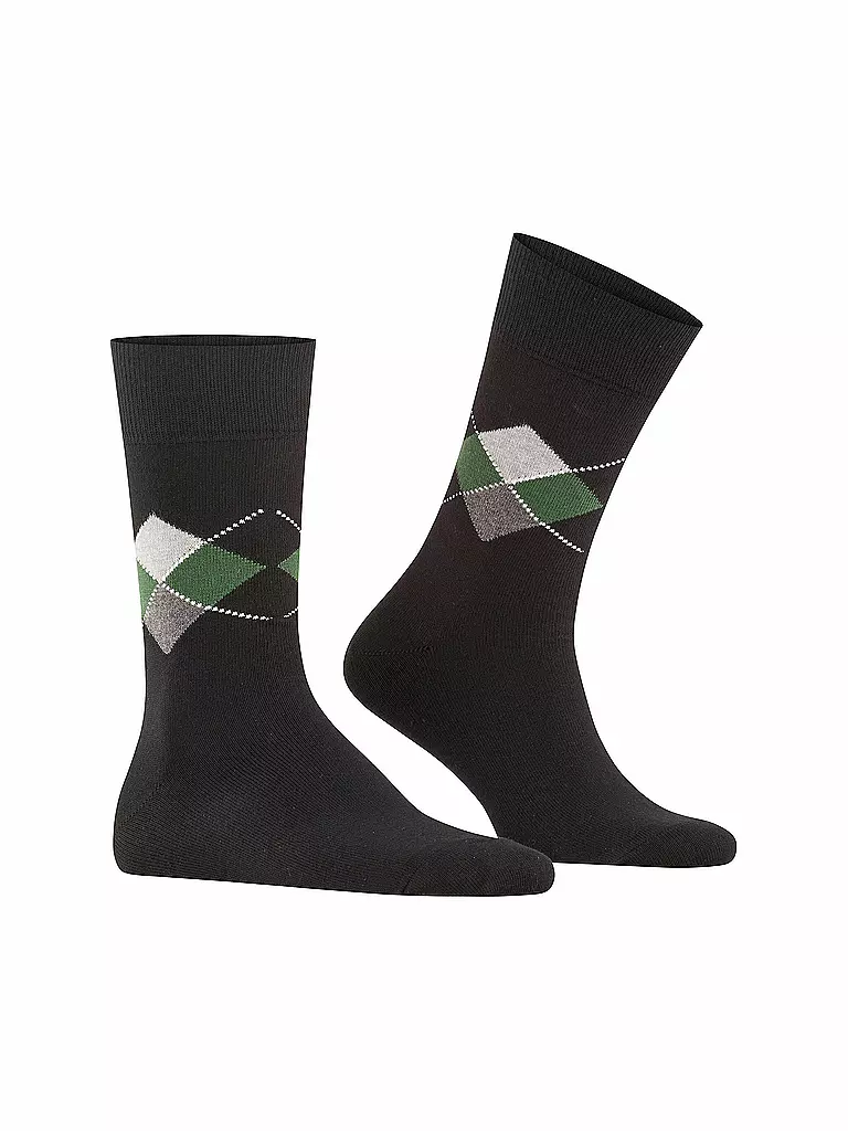 BURLINGTON | Calcetines de hombre 40-46 MULTI KING negro | 