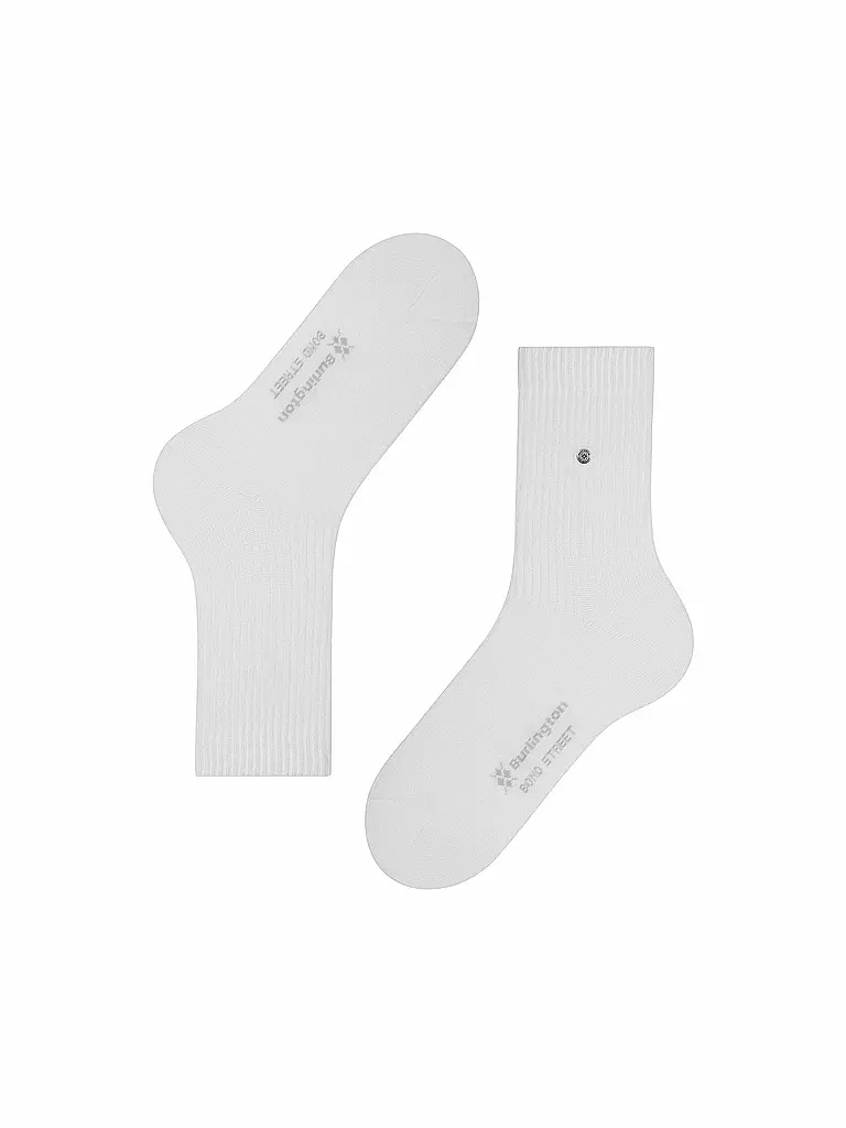 BURLINGTON | Calcetines de hombre BOND STREET 40-46 blanco | 