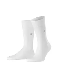BURLINGTON | Calcetines de hombre DUBLIN SO 40-46 antracita mel. | Blanco