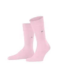 BURLINGTON | Calcetines de hombre DUBLIN SO 40-46 antracita mel. | Rosa
