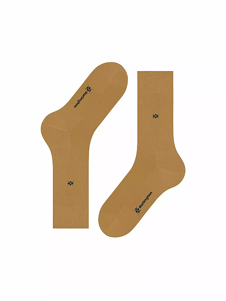BURLINGTON | Calcetines de hombre DUBLIN SO 40-46 mostaza | Camel
