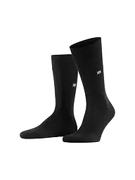 BURLINGTON | Calcetines de hombre DUBLIN SO 40-46 antracita mel. | Negro