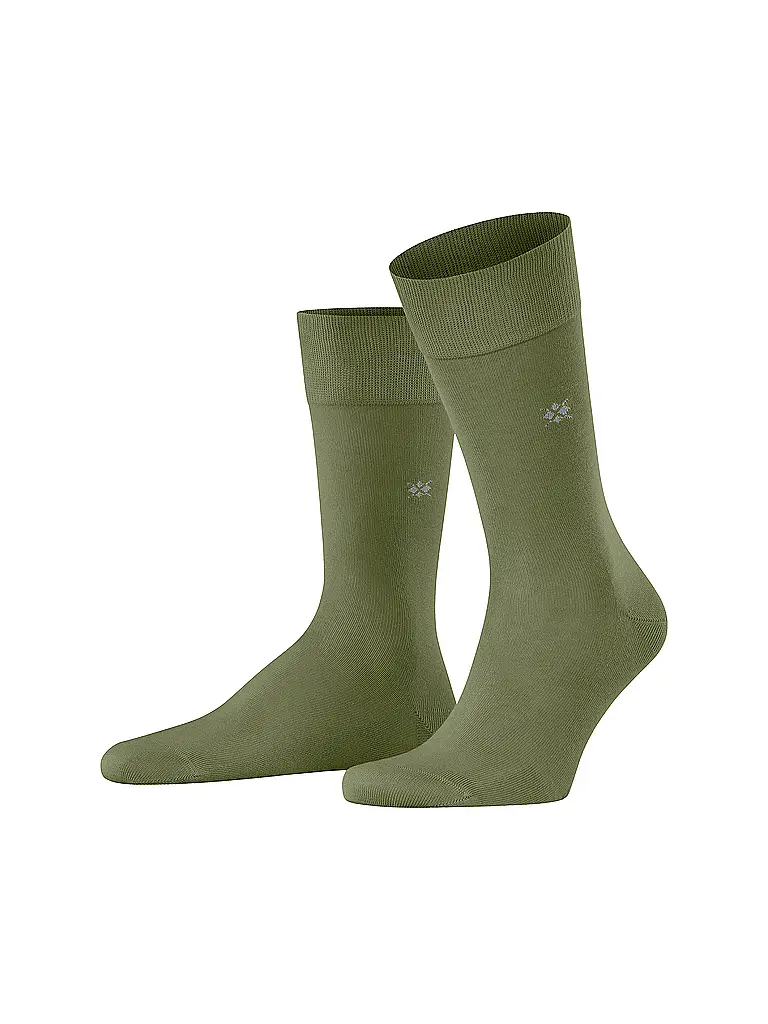 BURLINGTON | Calcetines de hombre DUBLIN SO 40-46 salvia | Verde claro
