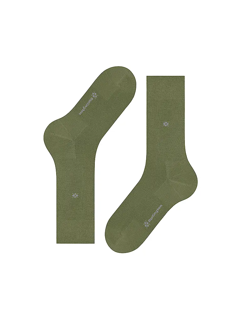BURLINGTON | Calcetines de hombre DUBLIN SO 40-46 salvia | Verde claro