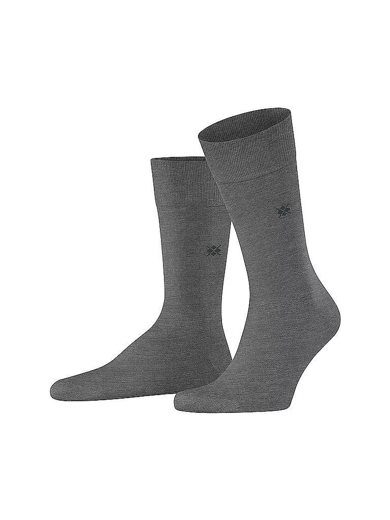 BURLINGTON | Calcetines de hombre DUBLIN SO 40-46 steel mel. | Gris claro