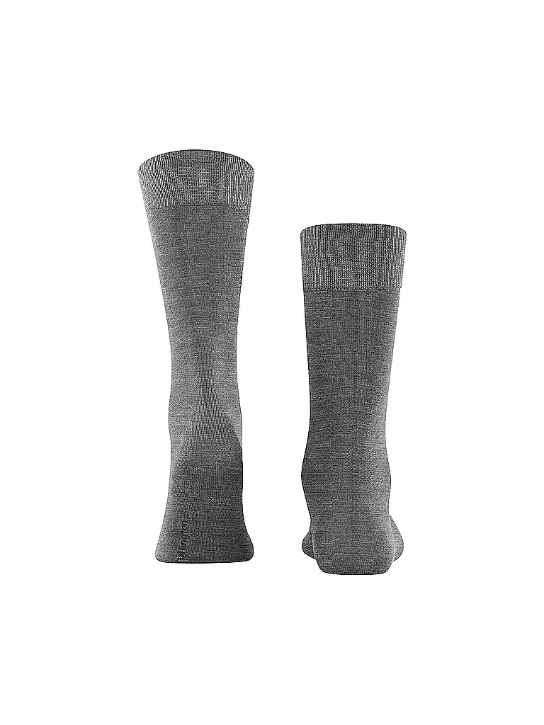 BURLINGTON | Calcetines de hombre DUBLIN SO 40-46 steel mel. | Gris claro
