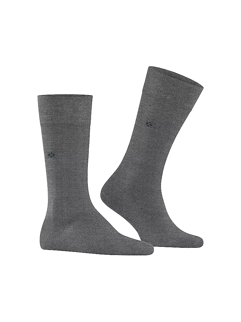 BURLINGTON | Calcetines de hombre DUBLIN SO 40-46 steel mel. | Gris claro