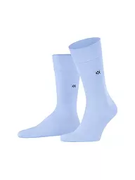 BURLINGTON | Calcetines de hombre DUBLIN SO 40-46 antracita mel. | Azul claro