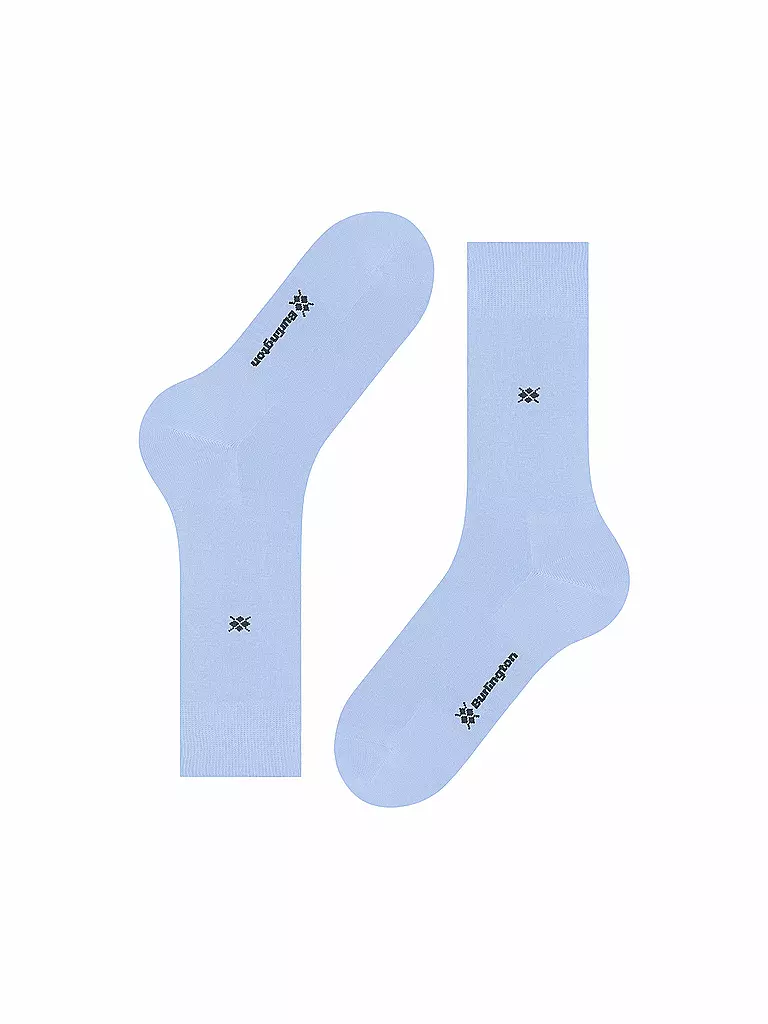 BURLINGTON | Calcetines de hombre DUBLIN SO 40-46 | Azul claro