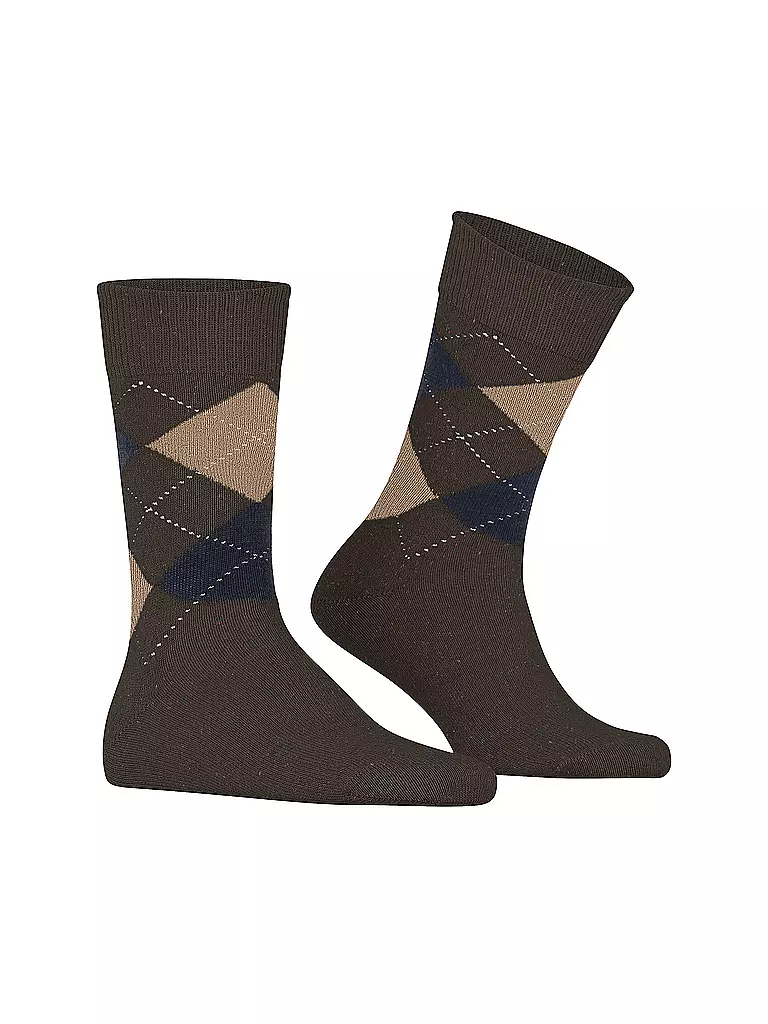 BURLINGTON | Calcetines de hombre DUNDEE 40-46 buckeye mel | 