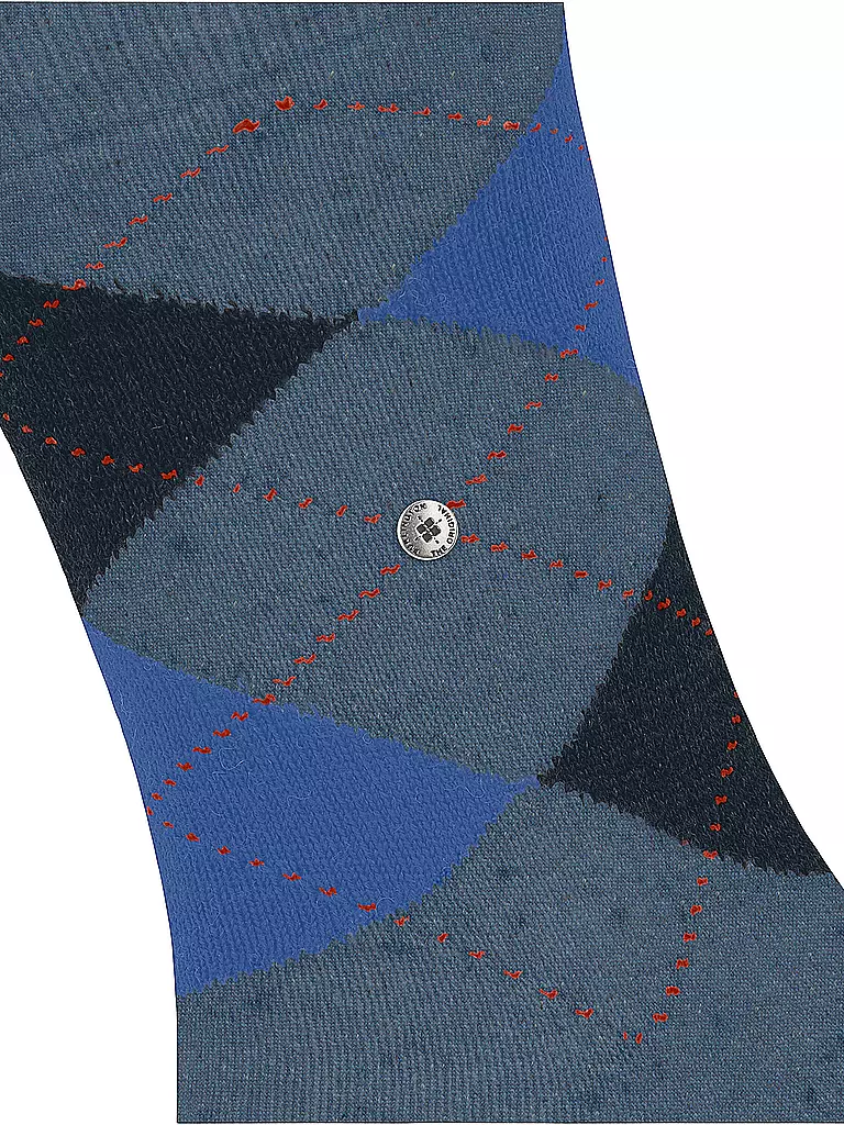 BURLINGTON | Calcetines de hombre DUNDEE 40-46 denim mel | 