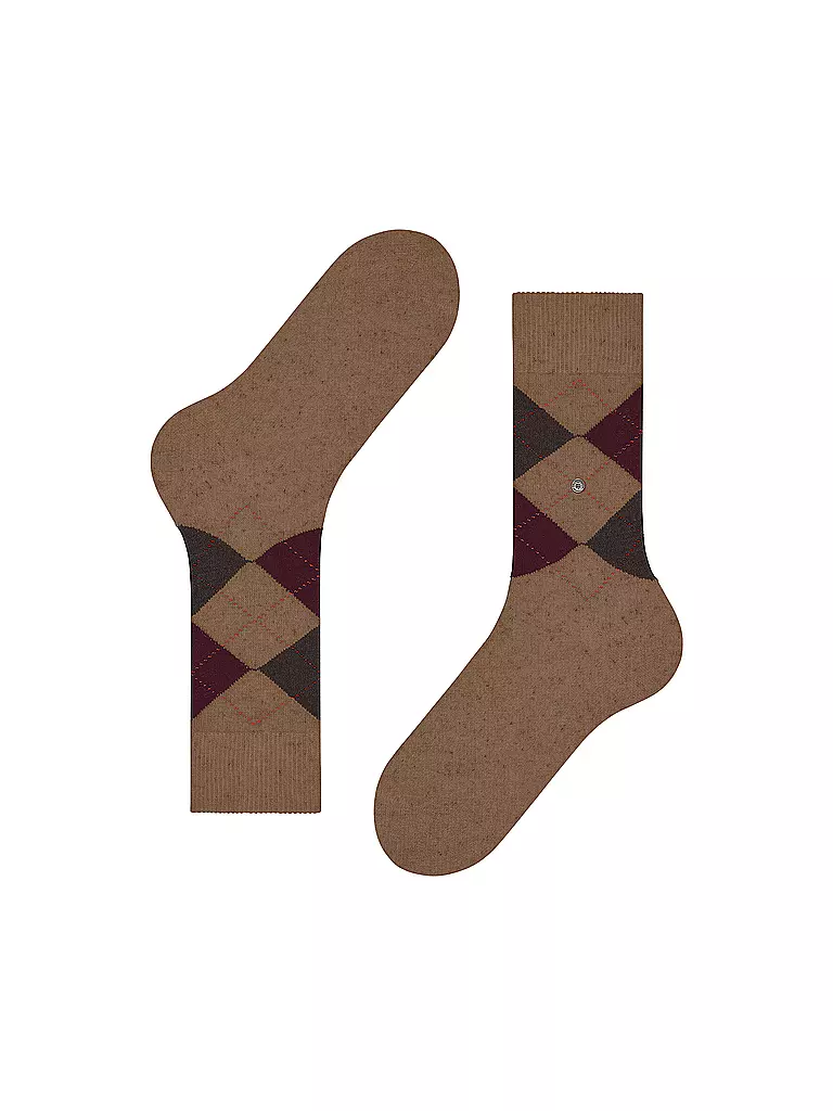 BURLINGTON | Calcetines de hombre DUNDEE 40-46 peanut mel | Camel